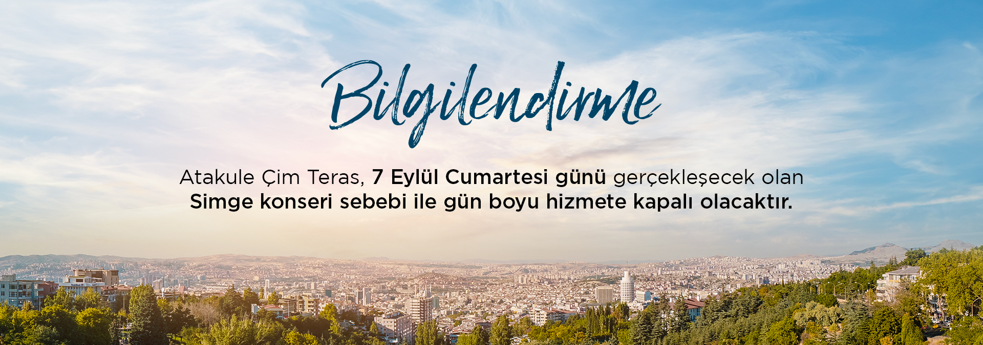 7 Eylül Çim Teras Bilgilendirme