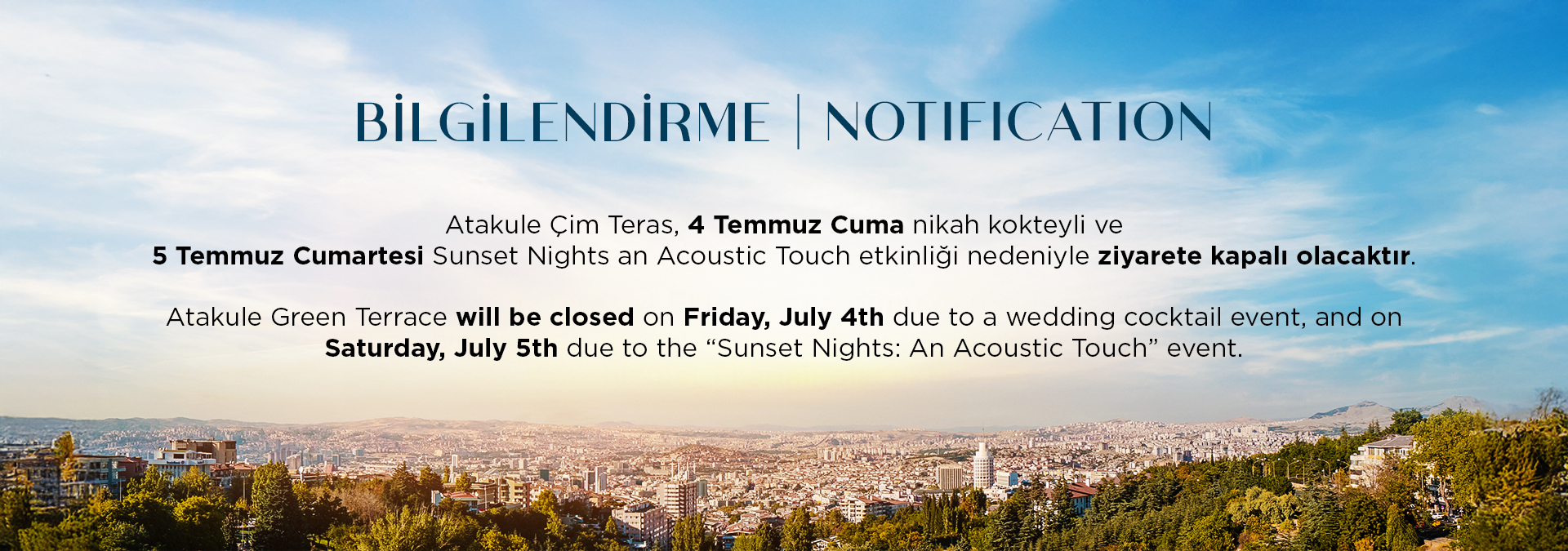 Çim Teras Bilgilendirme